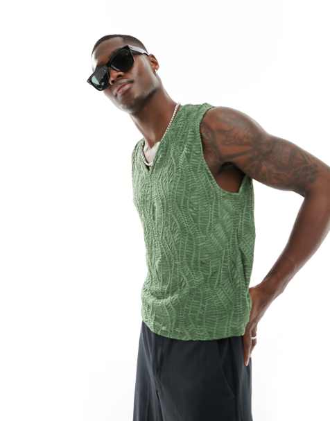 Men's Green Vests