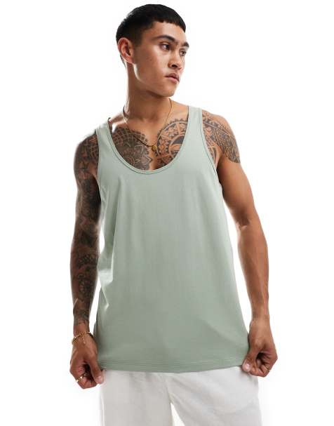 ASOS DESIGN vest in light green - view 1
