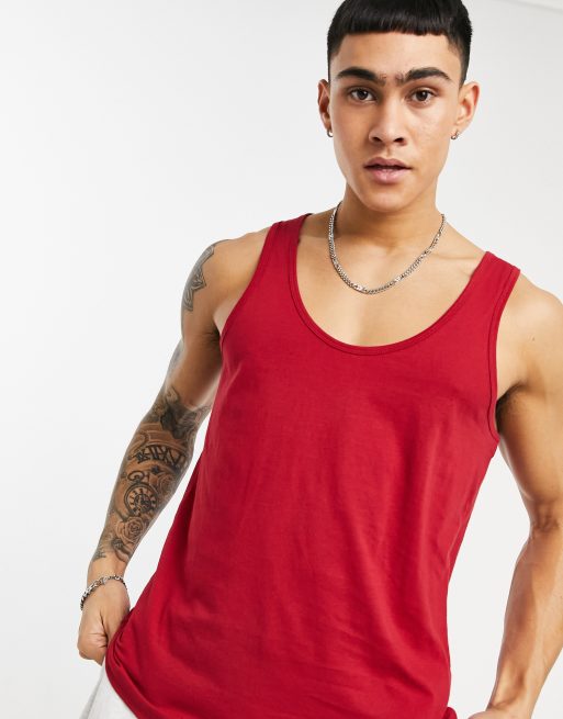 ASOS DESIGN vest in red - RED