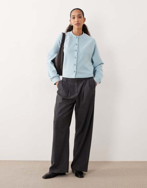 ASOS DESIGN - Vest met interlock-naden in lichtblauw, 2 van 4