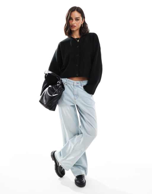 ASOS DESIGN - Vest met ronde hals in zwart, 2 van 4