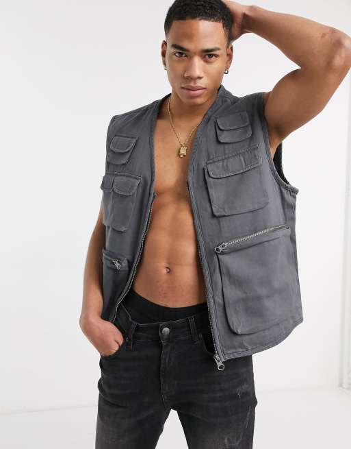 Asos hot sale utility vest