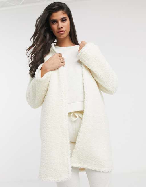 ASOS DESIGN - Vestaglia da casa in pile borg | ASOS