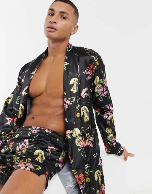 Vestaglia fiori new arrivals
