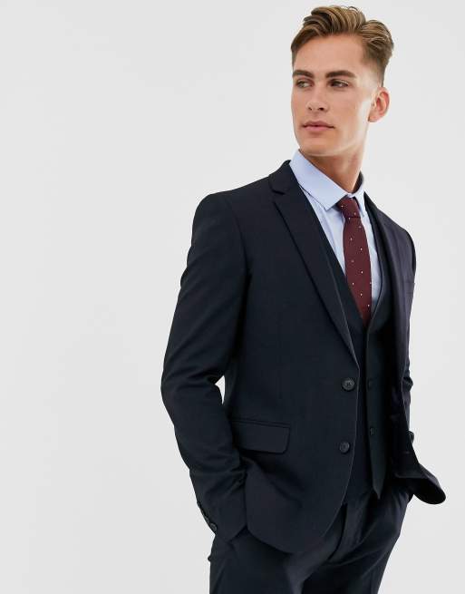 ASOS DESIGN - Costume slim - Bleu marine, 4 de 4