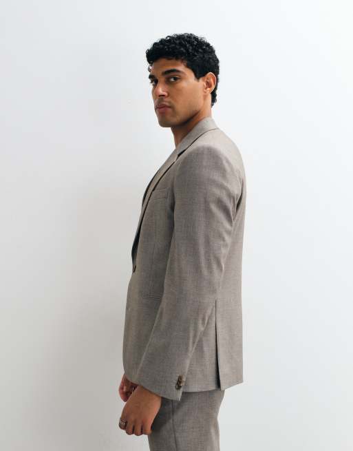 ASOS DESIGN - Veste de costume ajustée - Gris chiné, 5 de 5