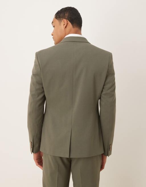 ASOS DESIGN - Veste de costume ajustée - Kaki, 5 de 5