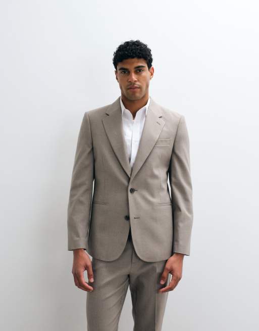 ASOS DESIGN - Veste de costume ajustée micro-texturée - Gris, 5 de 5