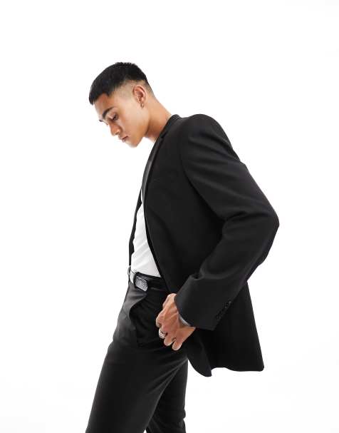 ASOS DESIGN - Veste de costume ajustée - Noir - view 1