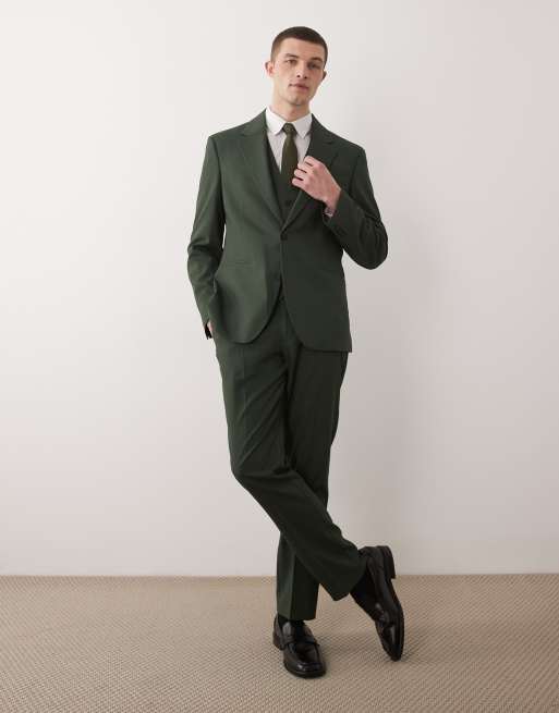 ASOS DESIGN - Veste de costume ajustée - Vert foncé, 2 de 5