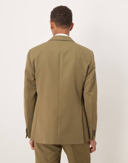 ASOS DESIGN - Veste de costume ajustée - Vert olive, 3 de 5