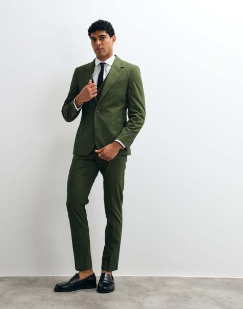 ASOS DESIGN - Veste de costume ajustée - Vert - view 1