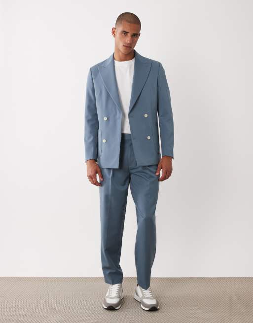 ASOS DESIGN - Veste de costume coupe classique - Bleu moyen, 2 de 5