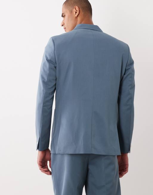 ASOS DESIGN - Veste de costume coupe classique - Bleu moyen, 5 de 5