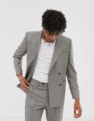 veste motif pied de poule