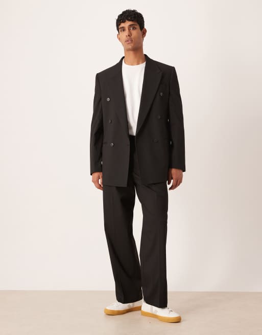 ASOS DESIGN - Veste de costume décontractée à fines rayures métallisées - Noir, 2 de 5