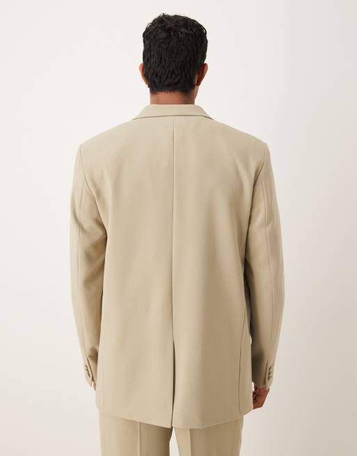 ASOS DESIGN - Veste de costume longue et décontractée - Taupe, 3 de 5