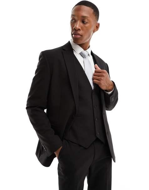 ASOS DESIGN - Veste de costume slim - Noir - view 1