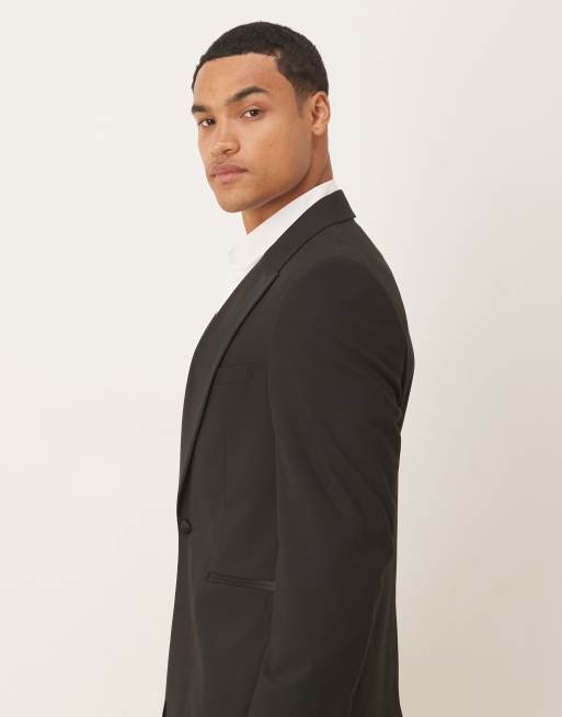 ASOS DESIGN - Veste de smoking ajustée - Noir, 4 de 5