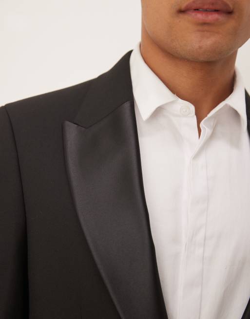 ASOS DESIGN - Veste de smoking ajustée - Noir, 5 de 5