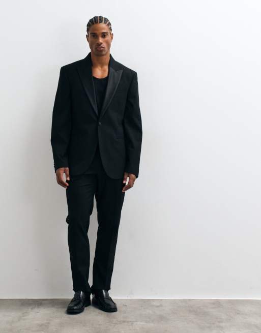ASOS DESIGN - Veste de smoking ajustée - Noir, 2 de 5