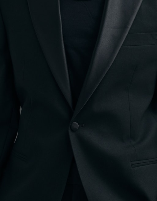 ASOS DESIGN - Veste de smoking ajustée - Noir, 4 de 5