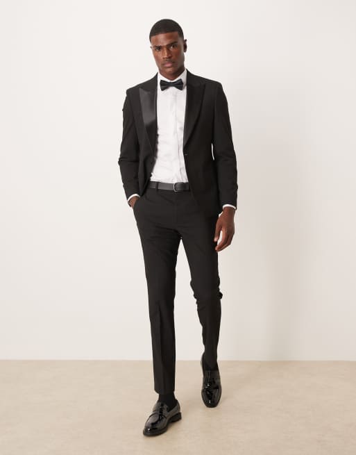 ASOS DESIGN - Veste de smoking ajustée - Noir, 2 de 5