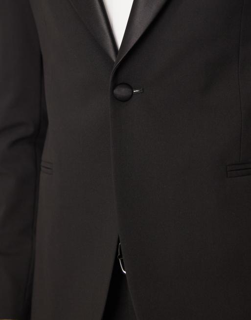 ASOS DESIGN - Veste de smoking ajustée - Noir, 4 de 5