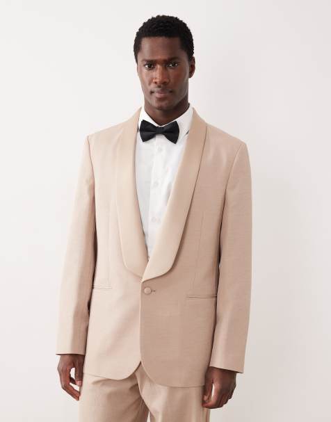 ASOS DESIGN - Veste de smoking standard - Beige - view 1
