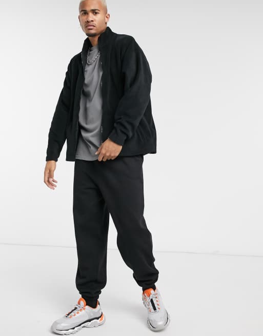 ASOS DESIGN - Pantalon de jogging oversize en polaire