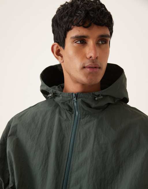 ASOS DESIGN - Veste de survêtement oversize - Vert foncé, 5 de 5