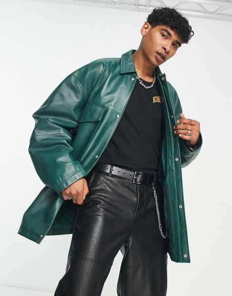 Asos veste best sale cuir homme