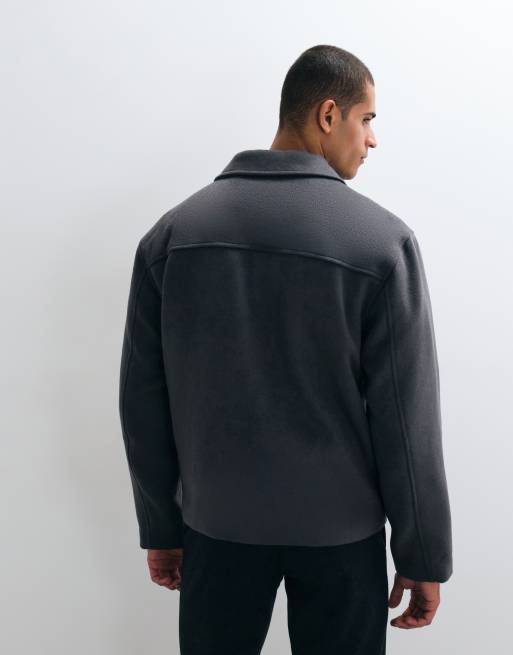ASOS DESIGN veste effet laine en charbon, 3 de 5