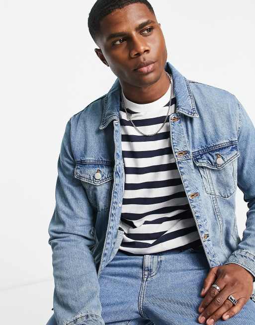 Style veste en discount jean