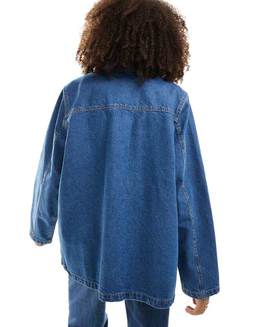 Veste en jean asos sale