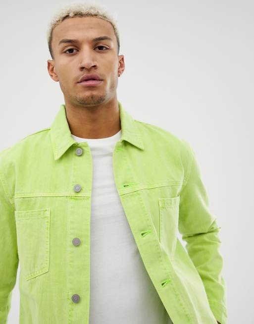 Veste en jean online homme asos