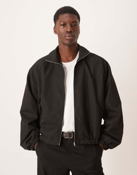 ASOS DESIGN - Veste habillée à col cheminée - Noir - view 1