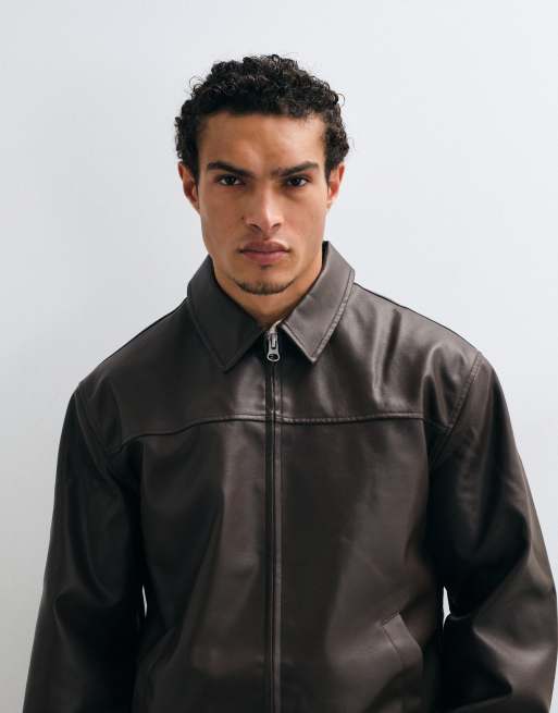 ASOS DESIGN veste Harrington marron, 2 de 5
