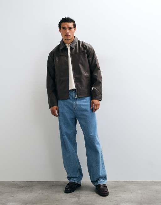 ASOS DESIGN veste Harrington marron, 5 de 5