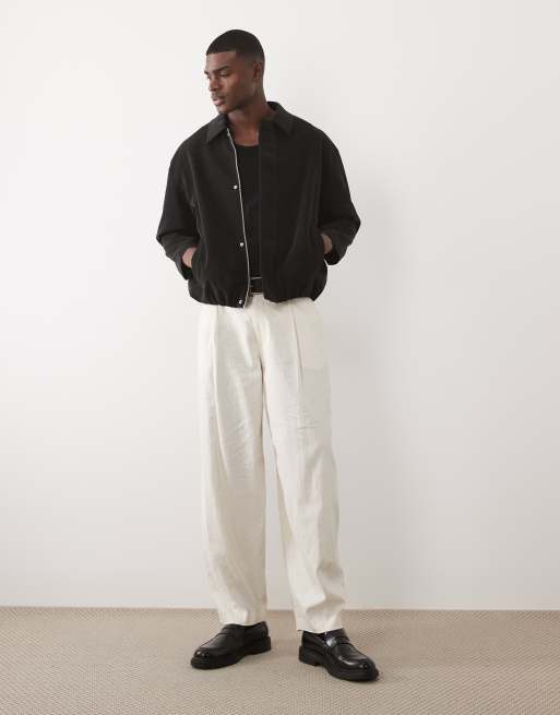 ASOS DESIGN - Veste oversize imitation daim - Noir, 2 de 5