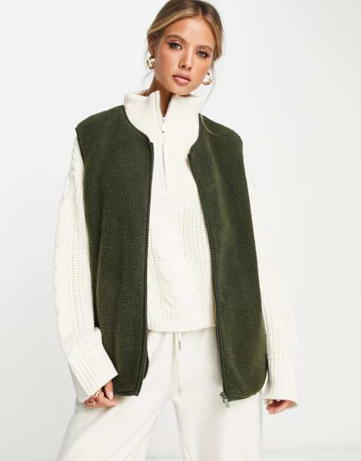 gilet faux mouton