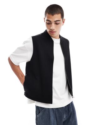 ASOS DESIGN - Veste sans manches - Noir | ASOS
