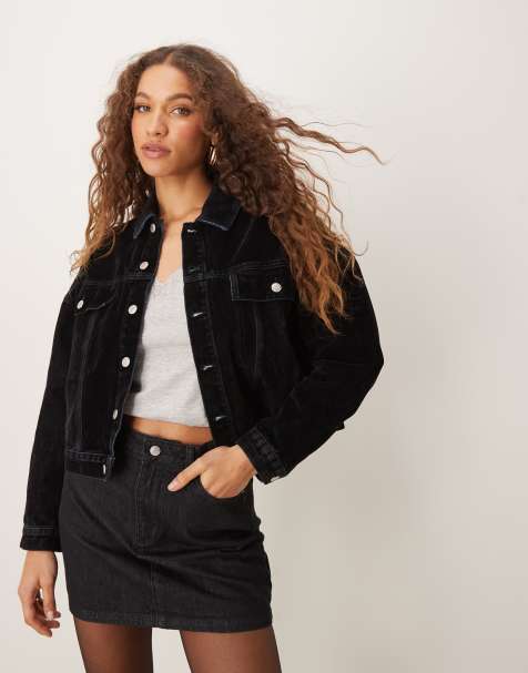 ASOS DESIGN - Veste style western floquée - Bleu - view 1
