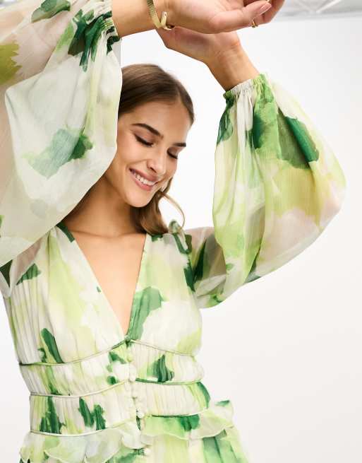 Abito arricciato hot sale in vita