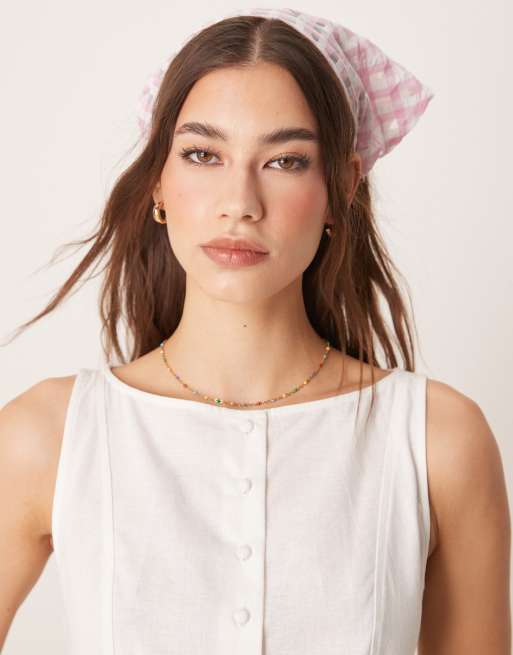 ASOS DESIGN - Vestito corto bianco con vita scesa, bottoni e scollo a barchetta, 4 di 4