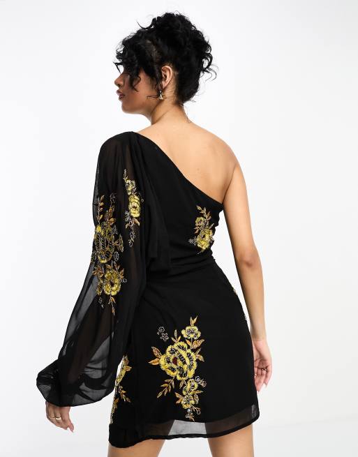 Vestito nero motivi shop