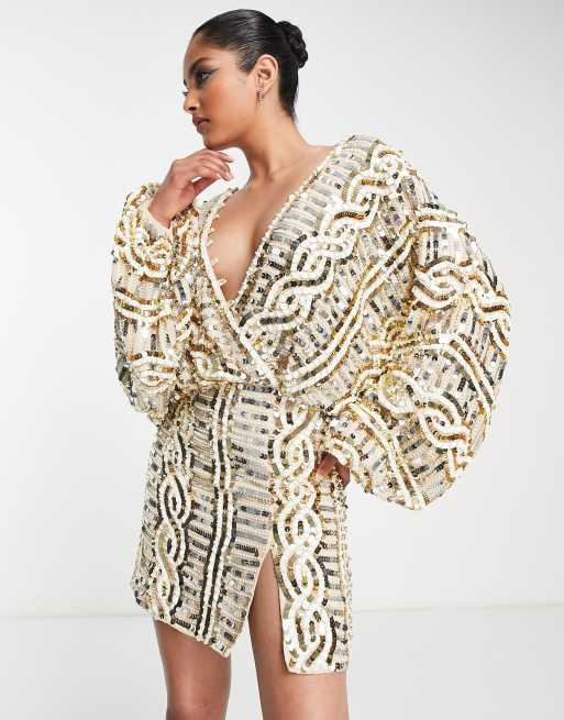 Abito kimono corto on sale