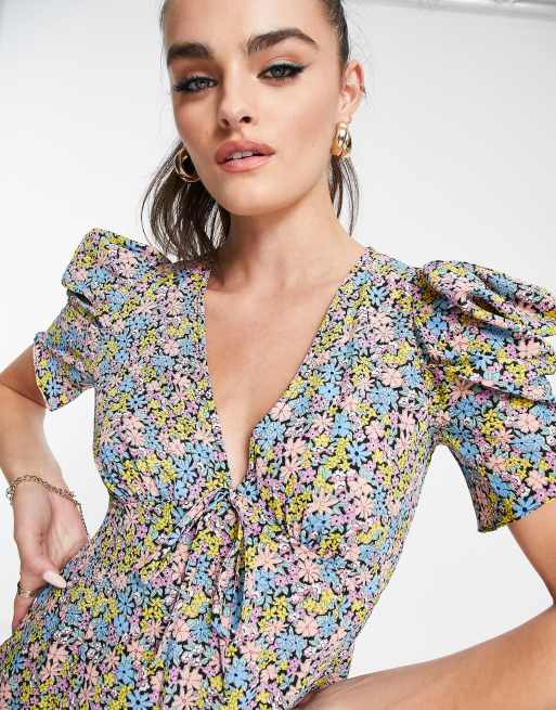 Vestito maniche 2024 a sbuffo asos