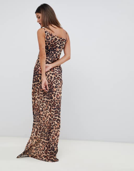 Abito animalier lungo top