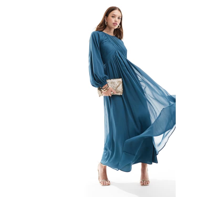 Vestito crossover blu on sale